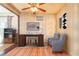 Functional home office features a classic desk, comfortable chairs, and ample lighting, creating an ideal workspace at 1805 Helen Ave, North Las Vegas, NV 89032