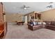 Spacious game room featuring a pool table and a plush sofa at 2101 Strada Mia Ct, Las Vegas, NV 89117