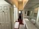 Bathroom featuring a combination shower and tub, updated countertops and floors at 2796 Cape Hope Way, Las Vegas, NV 89121