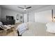 Bright main bedroom with connecting bathroom and closet at 320 Shadybrook Ln # D, Las Vegas, NV 89107