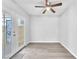 Cozy room with ceiling fan and glass doors leading to patio at 3929 Torsby Pl # 3929, Las Vegas, NV 89119