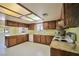 Spacious kitchen with extensive cabinetry, ample counter space and modern appliances at 416 Wyoming St, Boulder City, NV 89005