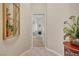 Welcoming entryway with decorative accents, leading to a spacious living room with fireplace at 4936 Mountain Foliage Dr, Las Vegas, NV 89148
