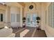 Beautiful entryway showcasing glass block accents, double doors, and a tiled floor at 4936 Mountain Foliage Dr, Las Vegas, NV 89148
