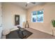 Bright, well-lit exercise room featuring carpet and a large window, offering a comfortable workout space at 5640 Willow Canyon St, Las Vegas, NV 89149