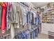 Spacious walk-in closet with custom shelving and ample storage at 5640 Willow Canyon St, Las Vegas, NV 89149