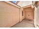 Inviting entryway featuring a double door with stucco siding at 6217 Statue St, North Las Vegas, NV 89081