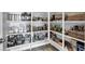 Well-organized pantry with ample shelving, storage containers, and easy access to kitchen essentials at 640 Hayborn Meadows St, Las Vegas, NV 89138