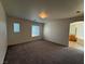 This main bedroom is spacious and bright, and has a view of the bathroom at 6546 Churnet Valley Ave, Las Vegas, NV 89139