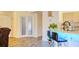Open-concept kitchen with a breakfast bar and updated appliances at 725 Wheat Ridge Ln # 201, Las Vegas, NV 89145