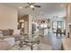 Open-concept layout offering seamless transition from the living room to the kitchen and dining area at 7432 Tahoe Basin Dr, Las Vegas, NV 89129