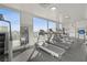 Bright gym with treadmills, ellipticals, and stunning city views for an inspiring workout at 900 Las Vegas Blvd # 903, Las Vegas, NV 89101