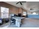 Bonus room featuring office setup, carpet flooring and natural light at 8307 Amtrak Express, Las Vegas, NV 89131