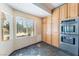 Bright kitchen area with stainless steel double ovens, built-in cabinetry, and natural light at 10024 Skipper Ct, Las Vegas, NV 89117