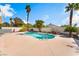Relaxing swimming pool with well-maintained deck and beautiful landscaping at 10024 Skipper Ct, Las Vegas, NV 89117