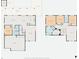 Detailed floor plan of the home, showcasing the layout of rooms on the first and second floor at 1109 Pincay Dr, Henderson, NV 89015