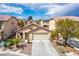 Charming single-story home with a well-maintained lawn and a two-car garage, perfect for a Gathering at 11091 Parete Ct, Las Vegas, NV 89141
