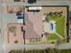 Expansive property with a pool, recreational vehicle parking, desert landscape, offering a unique and versatile outdoor space at 1131 China St, Pahrump, NV 89048