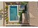 Aerial view of backyard pool and hot tub with artificial turf and bench at 11826 Corenzio Ave, Las Vegas, NV 89138