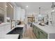 Charming kitchen with a center island, modern appliances, and an open layout at 11826 Corenzio Ave, Las Vegas, NV 89138