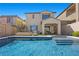Stunning backyard pool offers a relaxing and private outdoor retreat at 11826 Corenzio Ave, Las Vegas, NV 89138