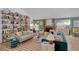 Bright living room with stylish decor and a cozy fireplace at 1853 Heydon Ct, Henderson, NV 89014