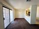 Bright dining area with sliding glass door and adjacent kitchen view at 1964 Las Palmas Ln # 244, Laughlin, NV 89029