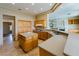 Spacious kitchen featuring an island with sink and generous counter space at 2212 Sierra Heights Dr, Las Vegas, NV 89134