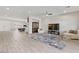 Spacious living room with ample natural light, tile floors, modern decor, and open layout at 274 Chartan Ave, Las Vegas, NV 89183
