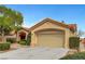 Charming single-story home with a tile roof, two-car garage, and well-maintained landscaping at 3020 Ripon Dr, Las Vegas, NV 89134