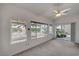 Light-filled main bedroom with large windows overlooking the backyard at 3020 Ripon Dr, Las Vegas, NV 89134
