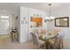 Formal dining room featuring a glass-top table and a chandelier at 3362 Pheasant Canyon Way # 1005, Laughlin, NV 89029