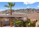 A patio cover with desert landscaping and mountain views at 3362 Pheasant Canyon Way # 1005, Laughlin, NV 89029