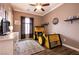 bedroom featuring custom CAT themed bookshelves and decor at 3920 Eiderdown Pl, North Las Vegas, NV 89084