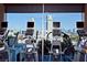 Modern gym with state-of-the-art equipment and city views at 4381 W Flamingo Rd # 2605, Las Vegas, NV 89103