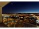 Enjoy breathtaking city views from this condo balcony at night at 4381 W Flamingo Rd # 2605, Las Vegas, NV 89103
