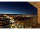 Enjoy breathtaking city views from this condo balcony at night at 4381 W Flamingo Rd # 2605, Las Vegas, NV 89103