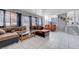 Spacious living room boasts fireplace, tile floors, and natural light at 5049 Hibbetts Ct, Las Vegas, NV 89103