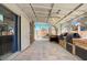 Spacious covered patio with an outdoor kitchen, providing ample space for outdoor enjoyment at 5049 Hibbetts Ct, Las Vegas, NV 89103
