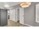 Pantry with wood floors, neutral walls, a skylight, and lots of storage space at 537 Inness Ave, Henderson, NV 89011