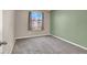 Bedroom with a carpet and a window, paint of two colors at 5614 Bishop Flowers St, Las Vegas, NV 89130