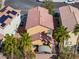 View of a well-maintained home featuring a patio, landscaped yard, and desert-style landscaping at 6745 Jackson Junction St, Las Vegas, NV 89149