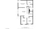 Detailed second floor plan showcasing the bedroom sizes at 6745 Jackson Junction St, Las Vegas, NV 89149