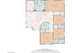 Upstairs floorplan shows layout, primary bedroom, walk-in closets, and secondary bedrooms in 3224 sq ft home at 8228 Fritzen Ave, Las Vegas, NV 89131