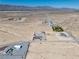 An elevated view of the surrounding desert community, showcasing the local landscape at 9090 Josepine St, Pahrump, NV 89048