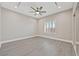 This bedroom offers great natural light, and a modern ceiling fan at 9090 Josepine St, Pahrump, NV 89048