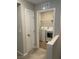 Upstairs laundry room featuring a new washer and dryer at 9343 Sully Ave, Las Vegas, NV 89149