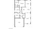Detailed floorplan showcasing the layout of the home's rooms and dimensions at 9446 Baltinglass St, Las Vegas, NV 89123