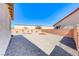 Low maintenance backyard with a rock garden at 1012 Terron Allen Ave, North Las Vegas, NV 89031