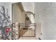 Inviting front entrance with a decorative gate and cozy porch at 10955 Sospel Pl, Las Vegas, NV 89141
